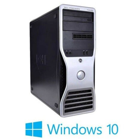 Workstation Dell Precision T3500, Quad Core i7-950, Quadro 2000, Win 10 Home